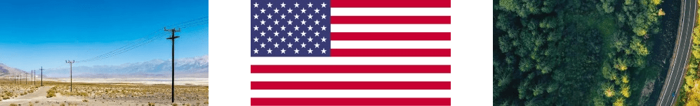 USA images and flag